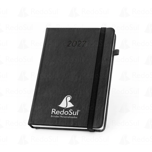 Agenda Diária personalizada 14 x 20 cm Capa em PU à base de água Agenda Diária personalizada 14 x 20 cm Capa em PU à base de água